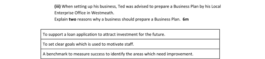 Marking Scheme Part 1