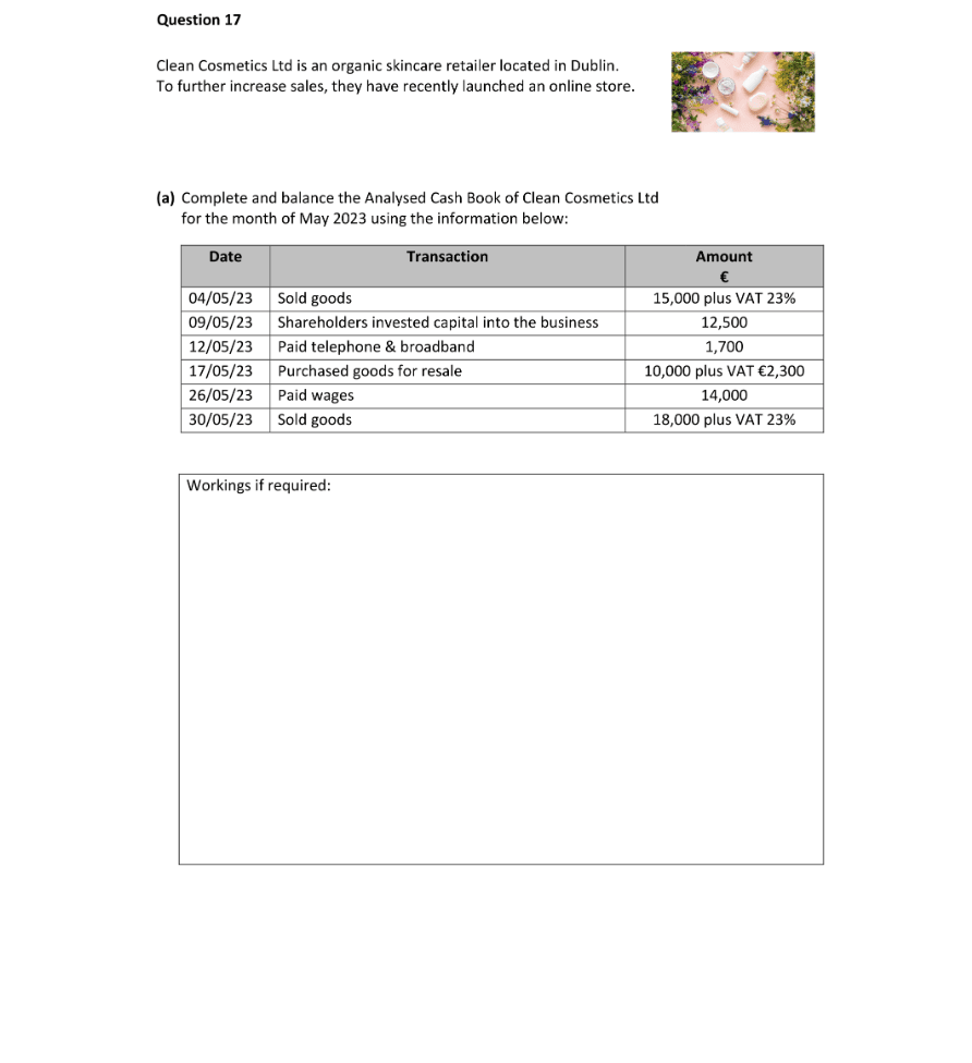 Marking Scheme Part 1