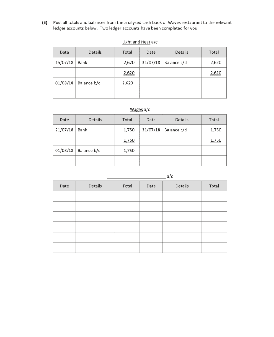 Marking Scheme Part 4