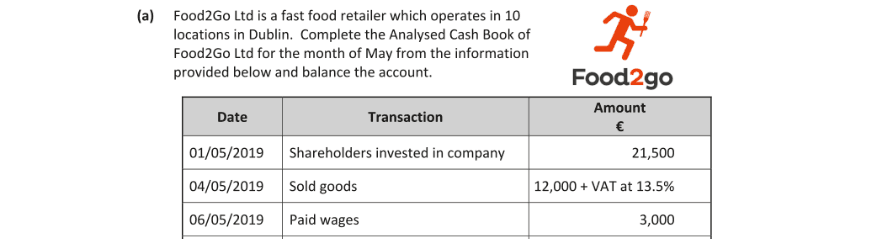 Question 2019 - 17 Part 1
