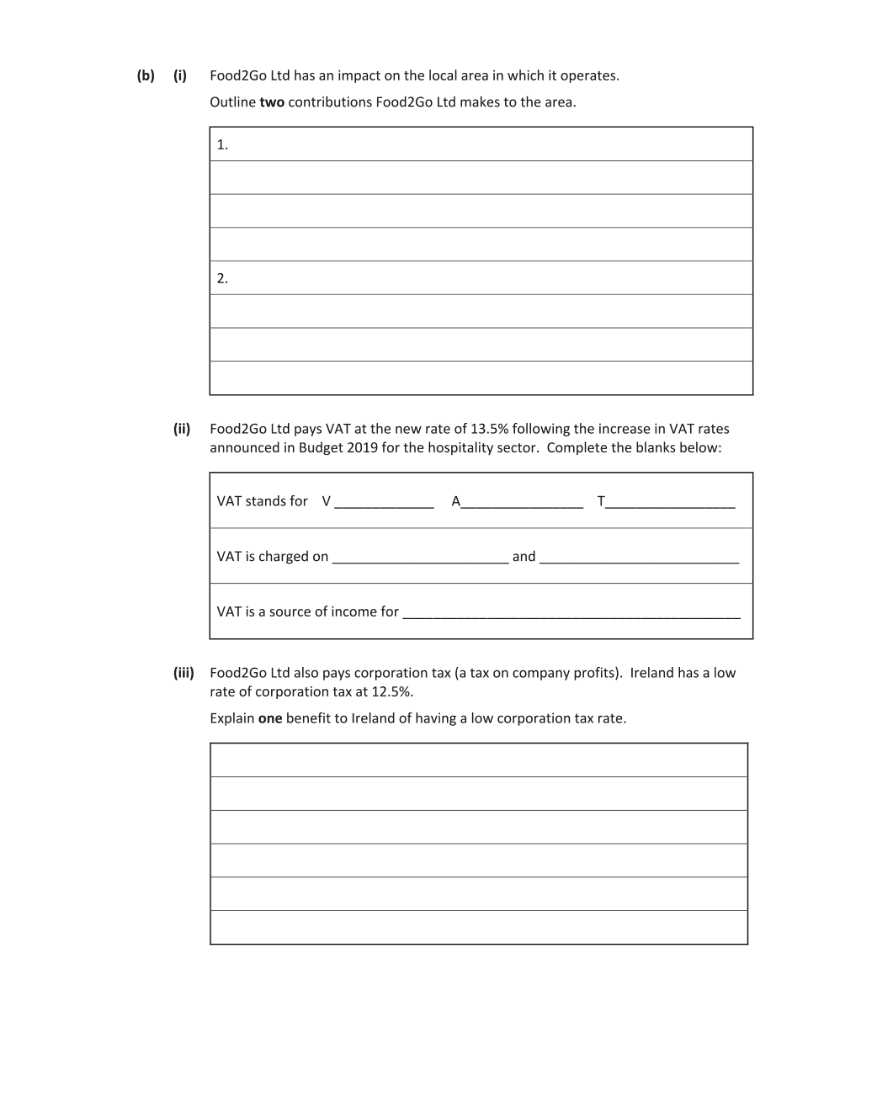 Question 2019 - 17 Part 5