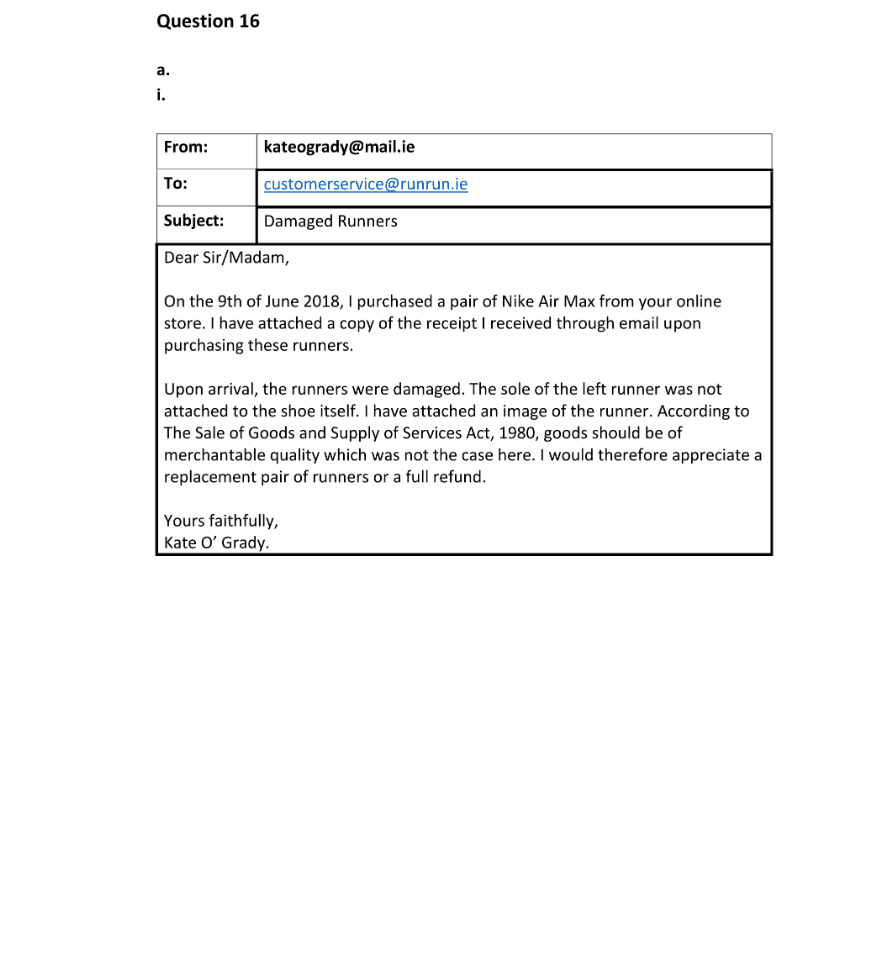 Marking Scheme Part 3