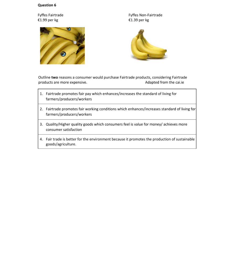 Marking Scheme Part 1