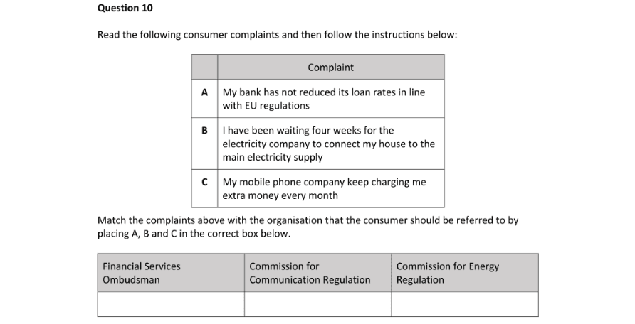 Question 2022 - 10 Part 1