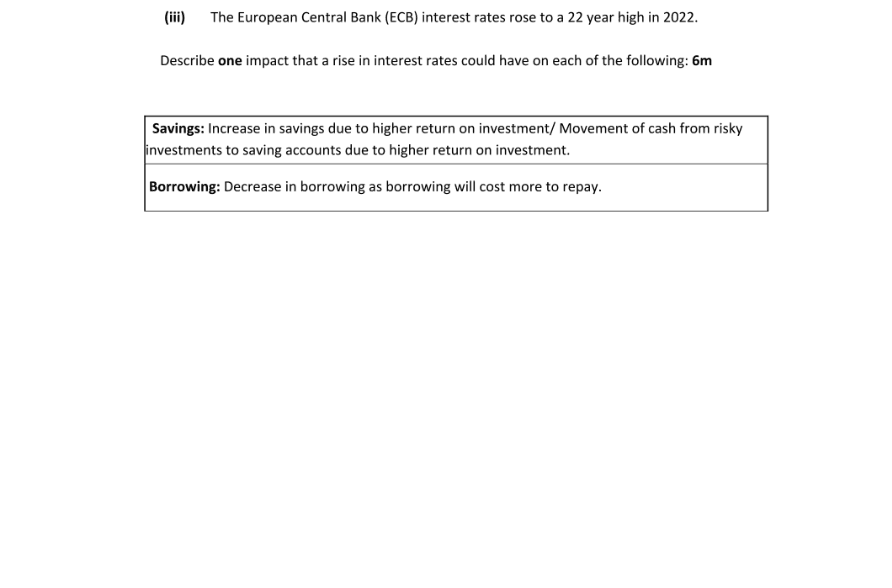 Marking Scheme Part 1