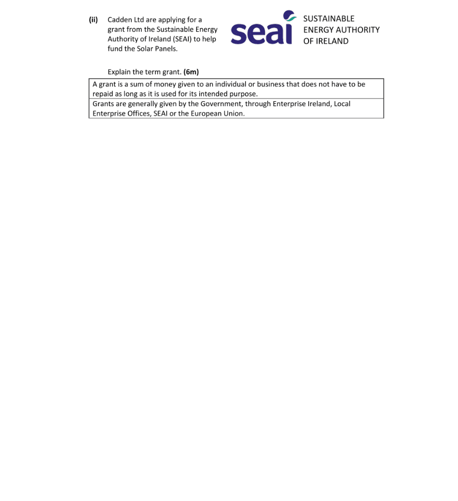 Marking Scheme Part 1