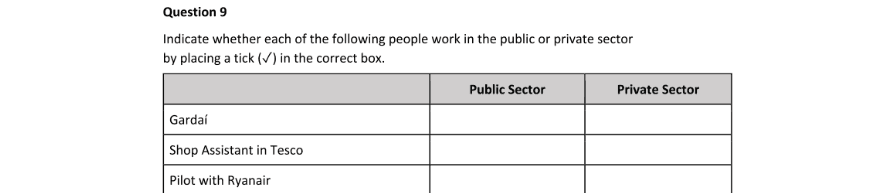 Question 2025 - 9 Part 1