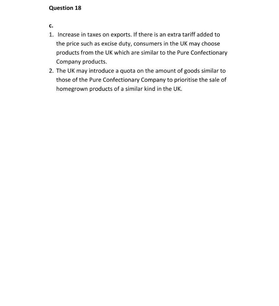Marking Scheme Part 1