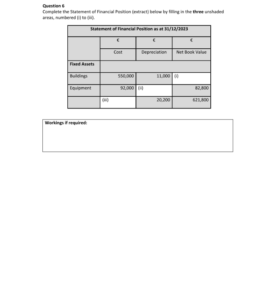 Question 2024 - 6 Part 1