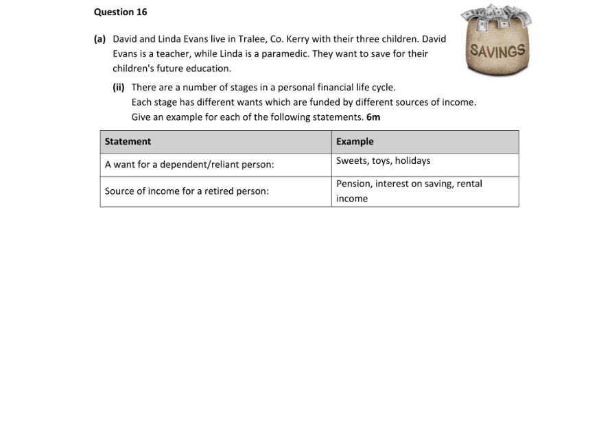 Marking Scheme Part 1