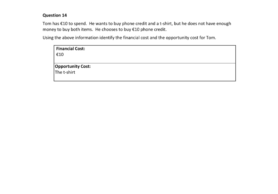 Marking Scheme Part 1