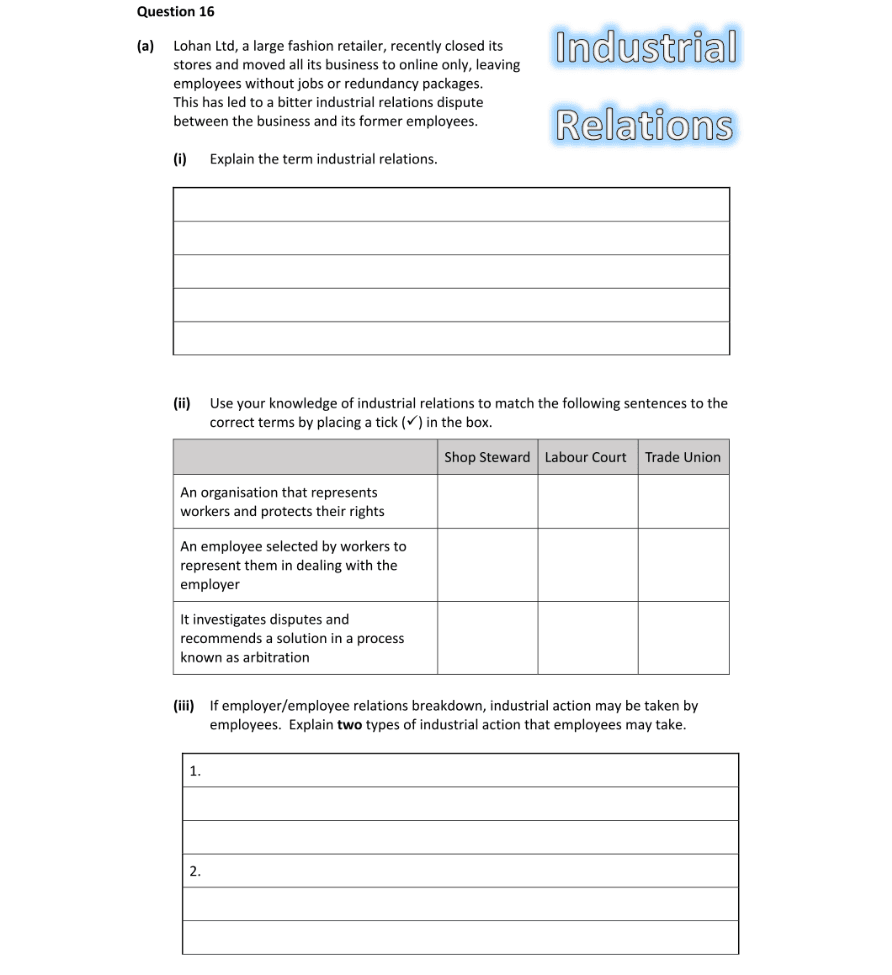 Question 2022 - 16 Part 1