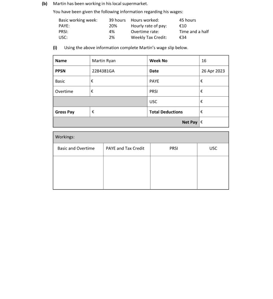Question 2023 - 16 Part 1
