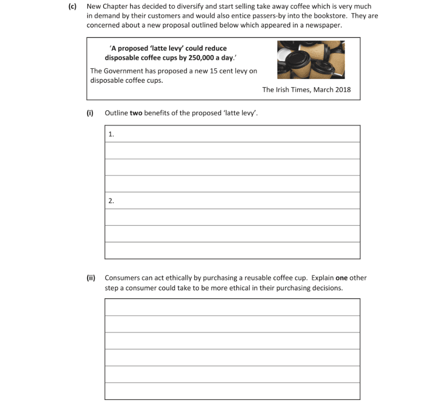 Question 2019 - 16 Part 1