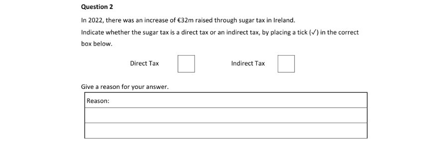 Question 2025 - 2 Part 1