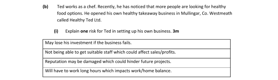 Marking Scheme Part 1