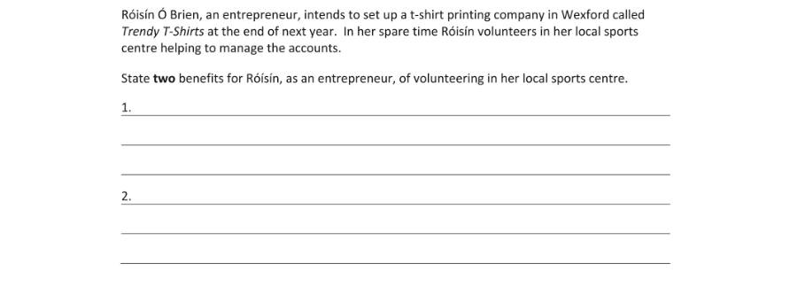 Question 2019 - 6 Part 1