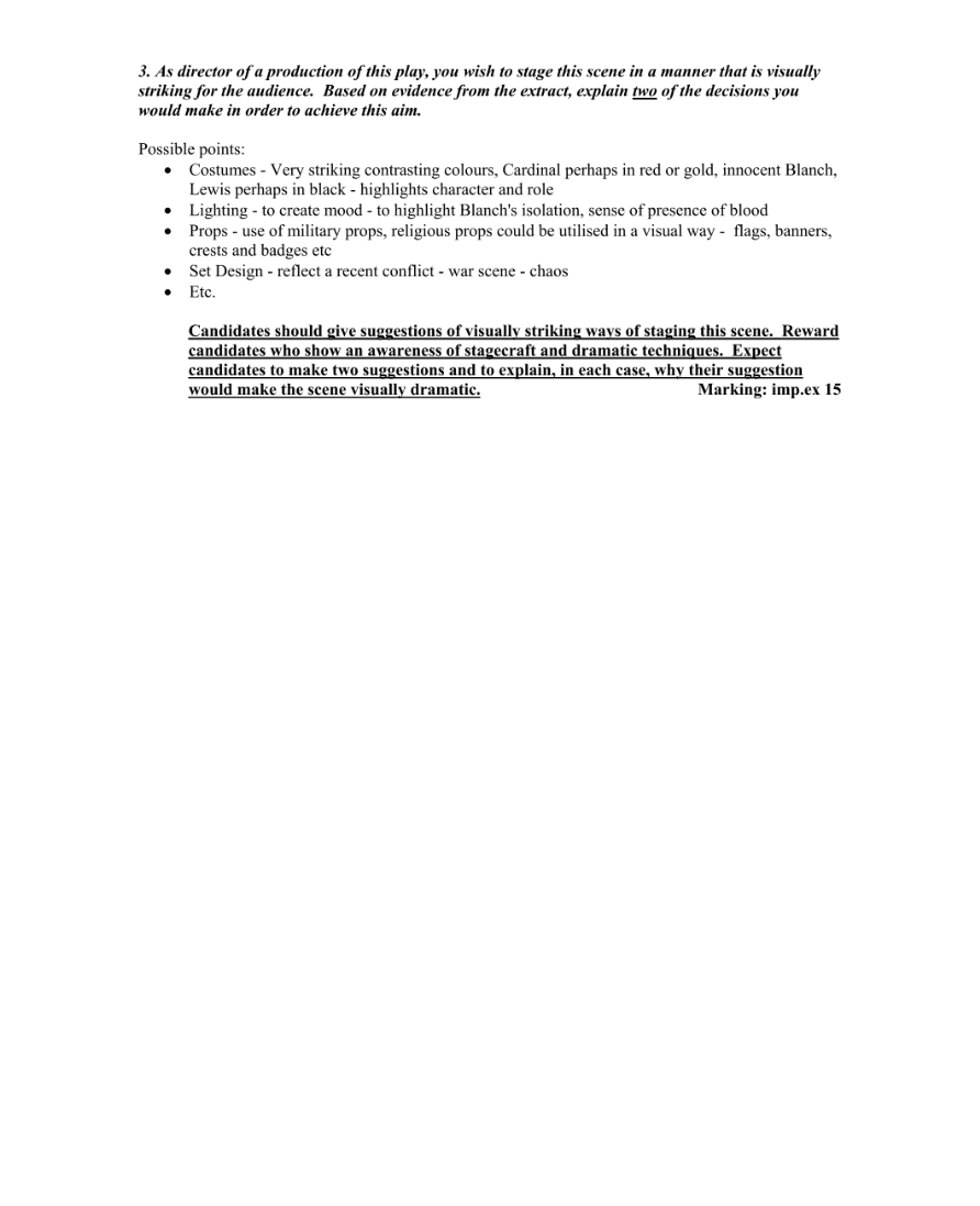 Marking Scheme Part 2