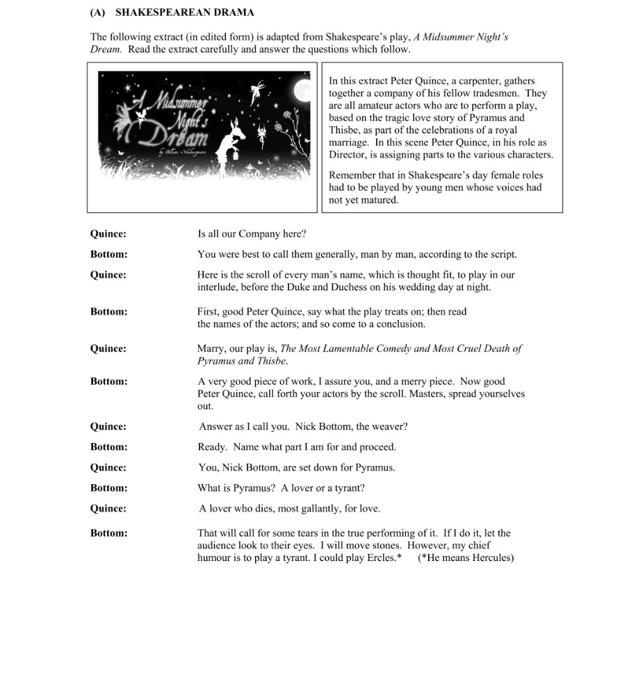 Question 2011 - A Part 1