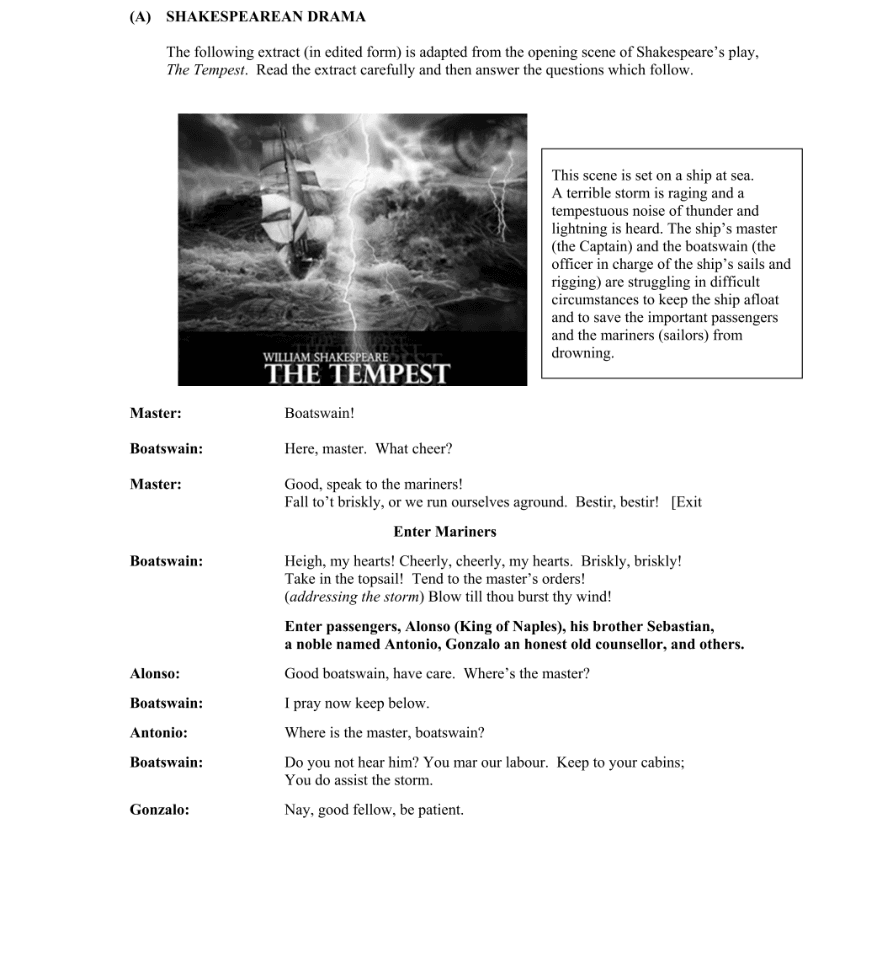 Question 2012 - A Part 1