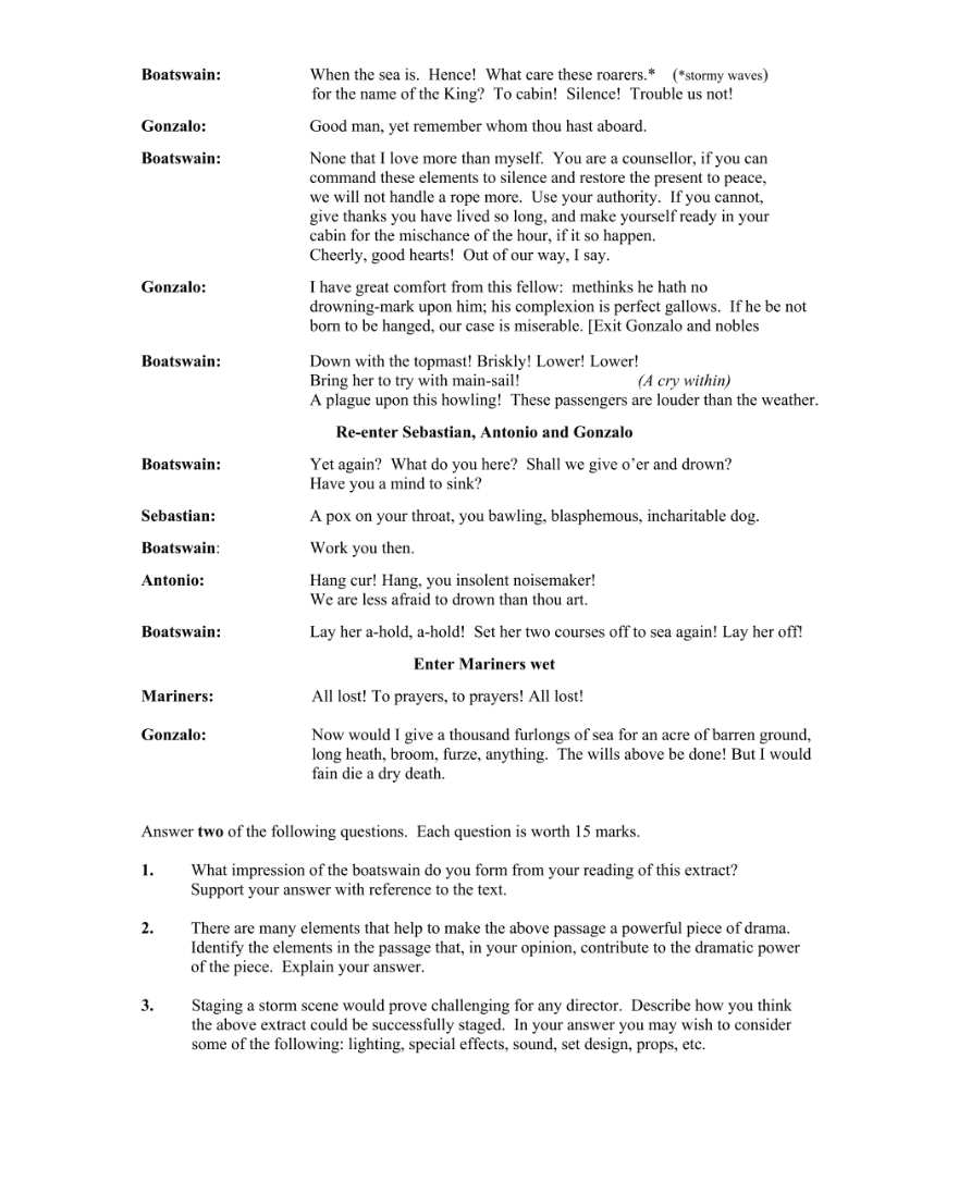Question 2012 - A Part 2