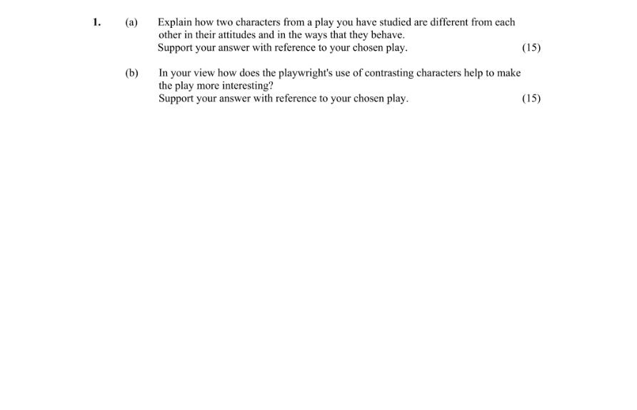Question 2014 - 2 Part 1