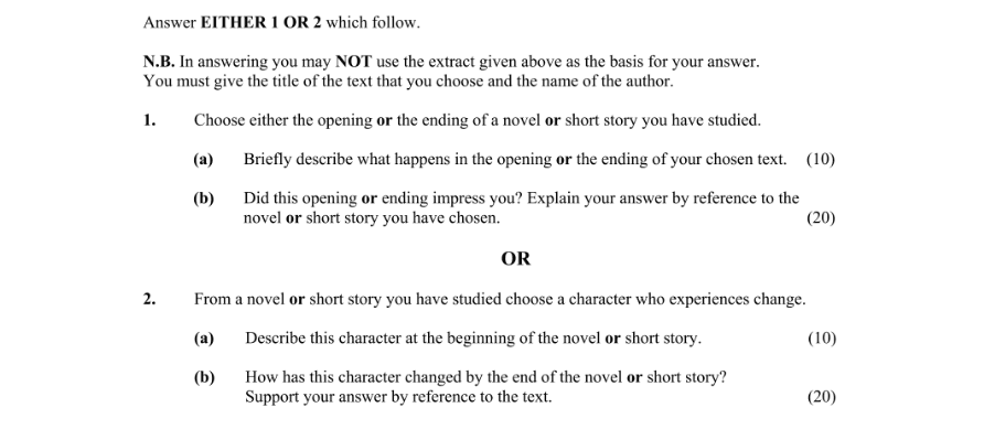 Question 2005 - 2 Part 1