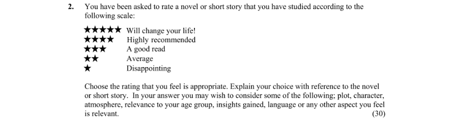 Question 2010 - 2 Part 2