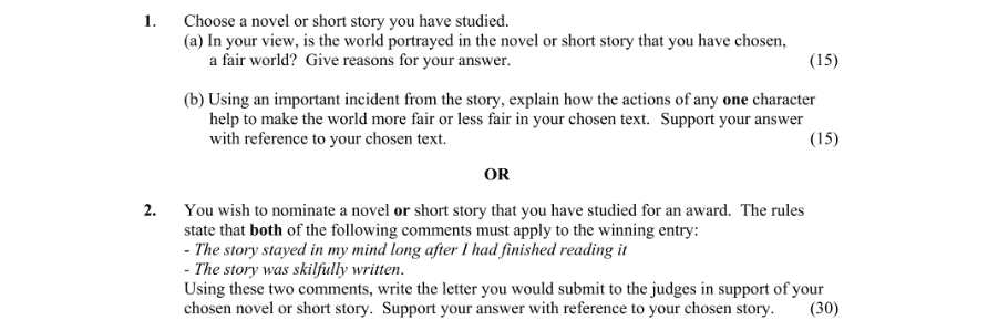 Question 2013 - 2 Part 1