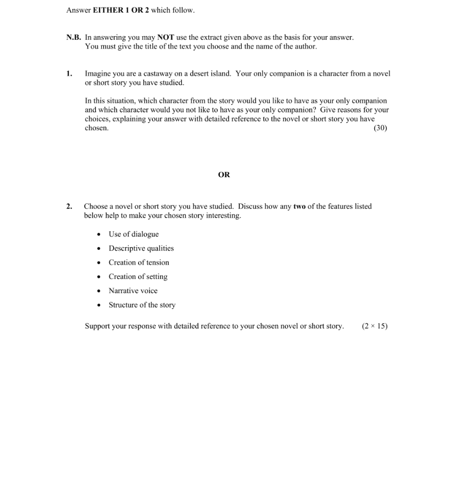Question 2016 - 2 Part 1