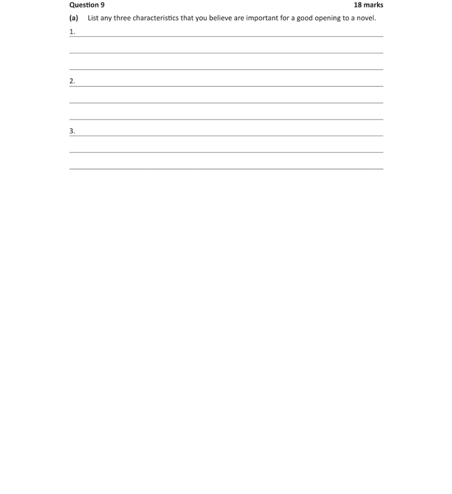 Question 2017 - 9 Part 1