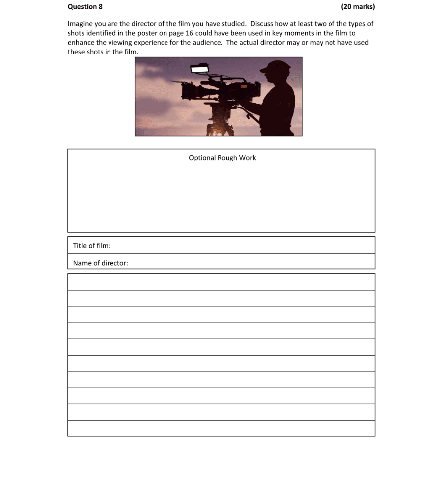 Question 2022 - 8 Part 1