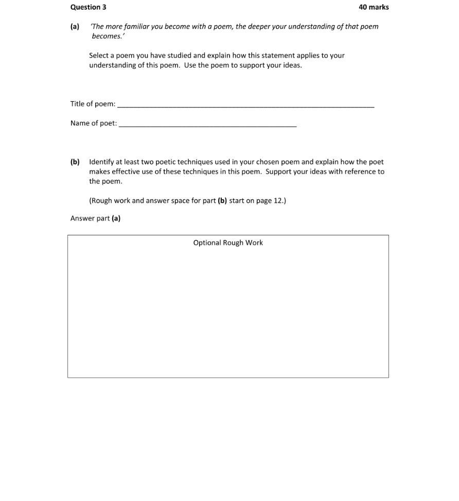 Question 2017 - 3 Part 1