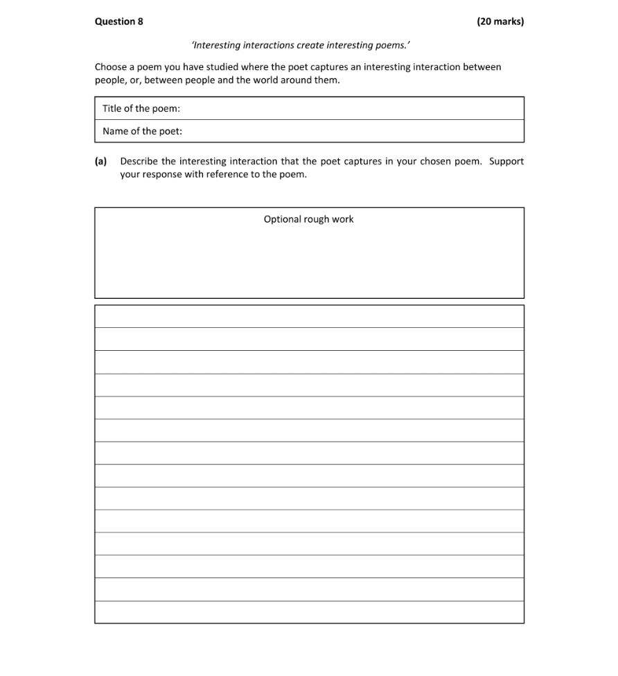 Question 2024 - 8 Part 1