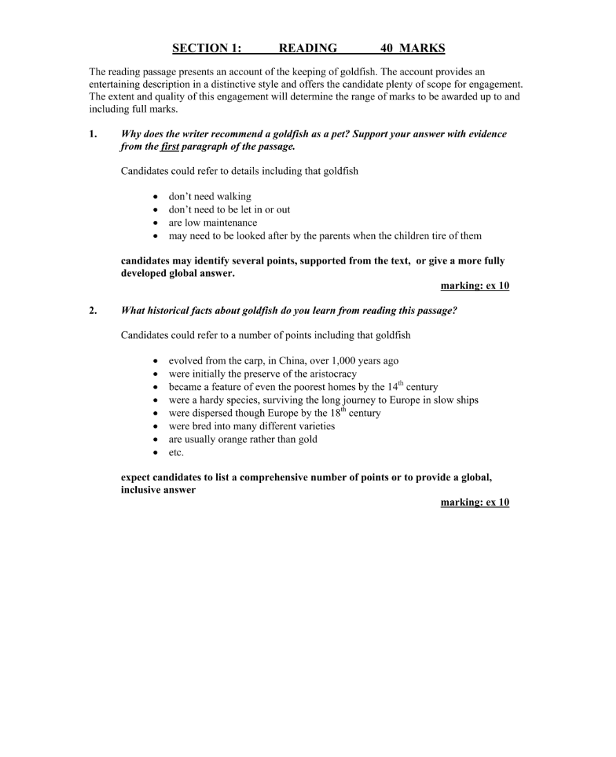 Marking Scheme Part 2