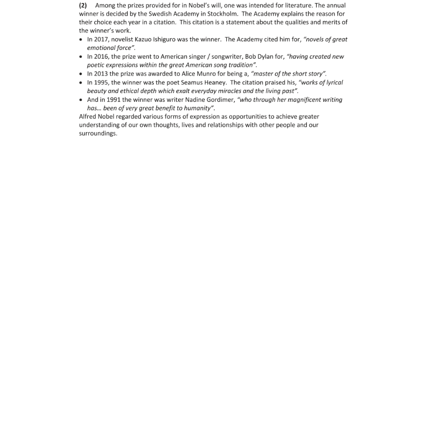 Question 2019 - 6 Part 1