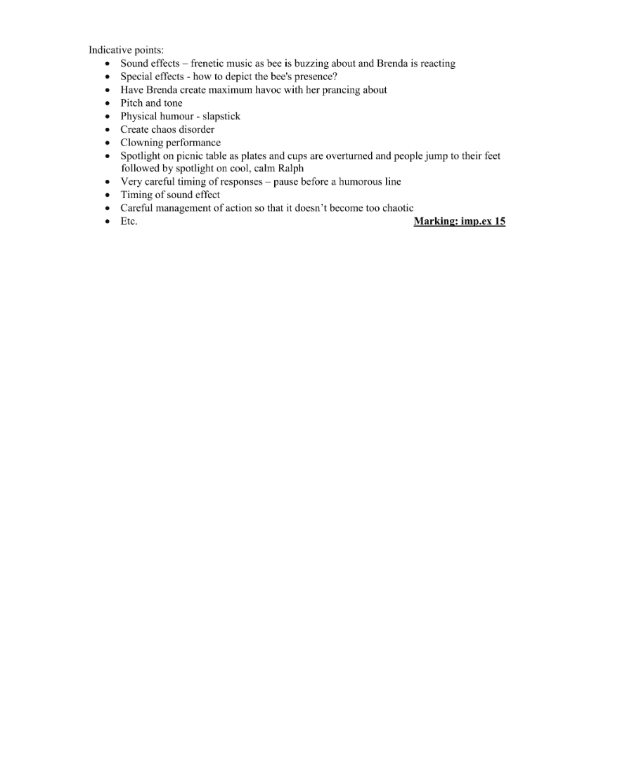 Marking Scheme Part 5