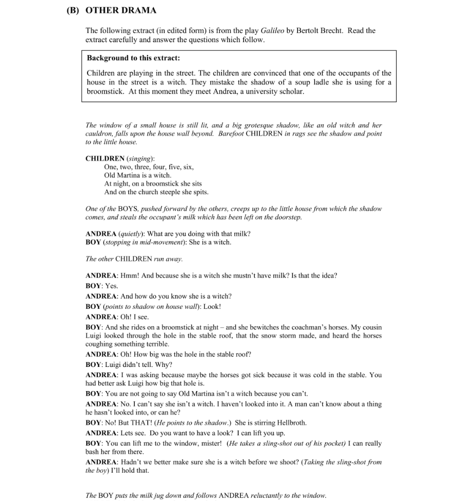 Question 2007 - B Part 1
