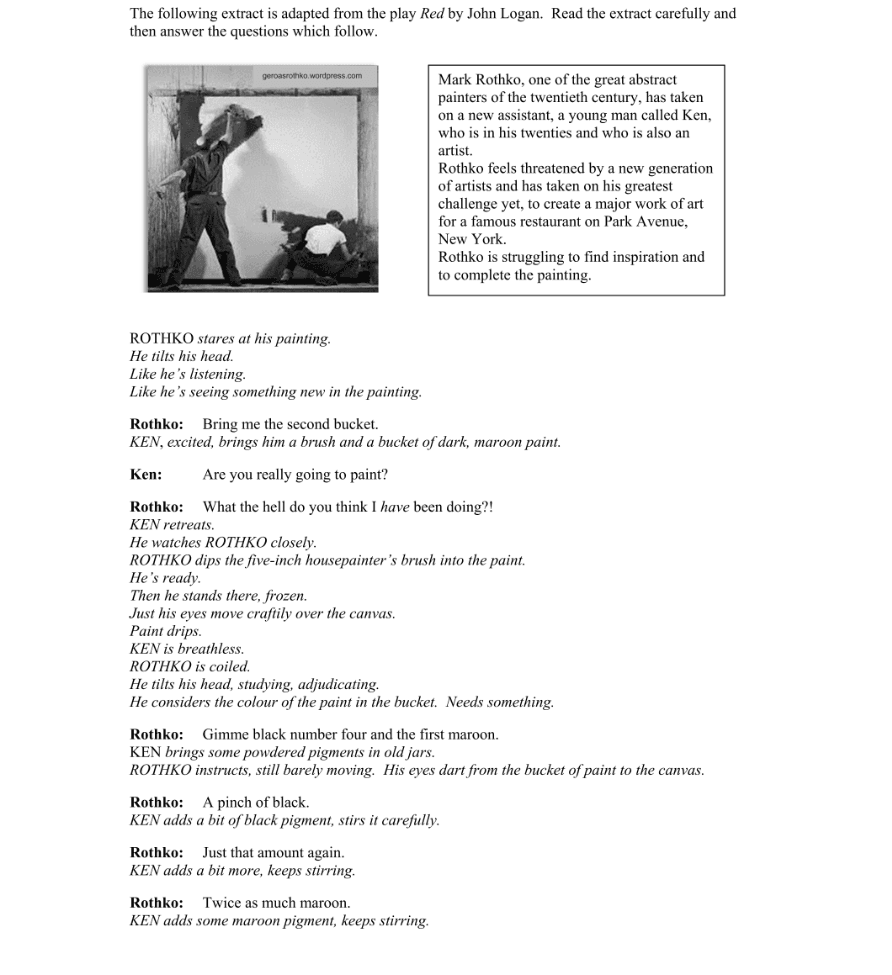 Question 2016 - 1 Part 1