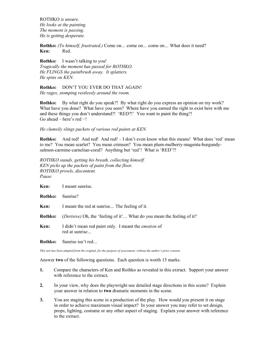 Question 2016 - 1 Part 2