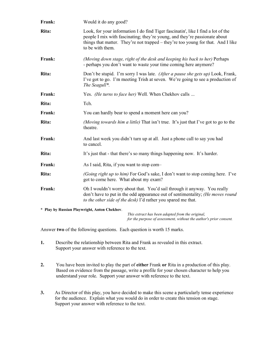 Question 2013 - 1 Part 2