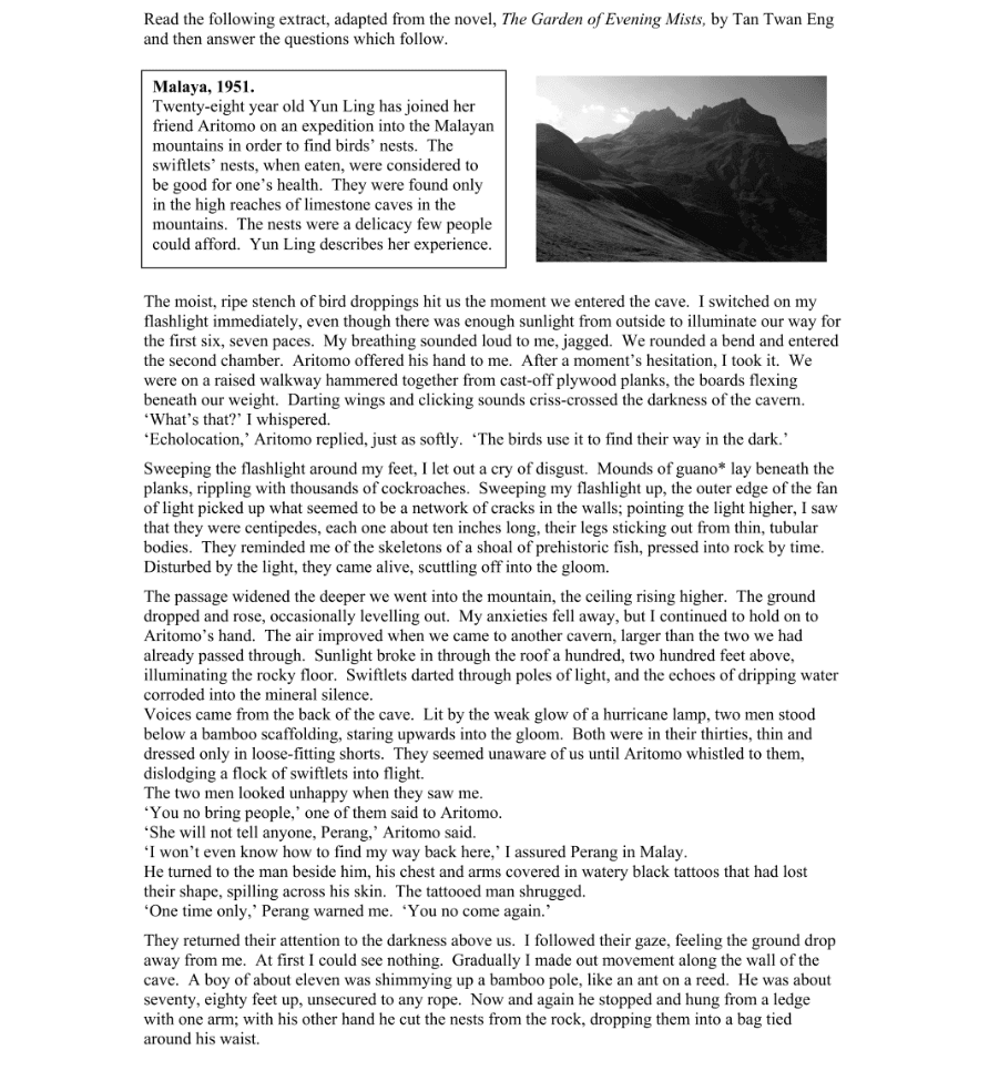 Question 2014 - 1 Part 1