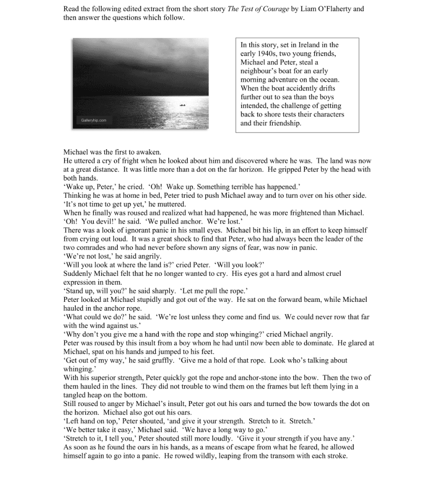 Question 2016 - 1 Part 1