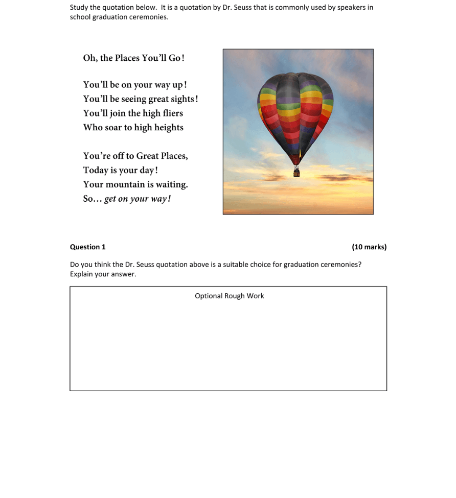 Question 2022 - 1 Part 1