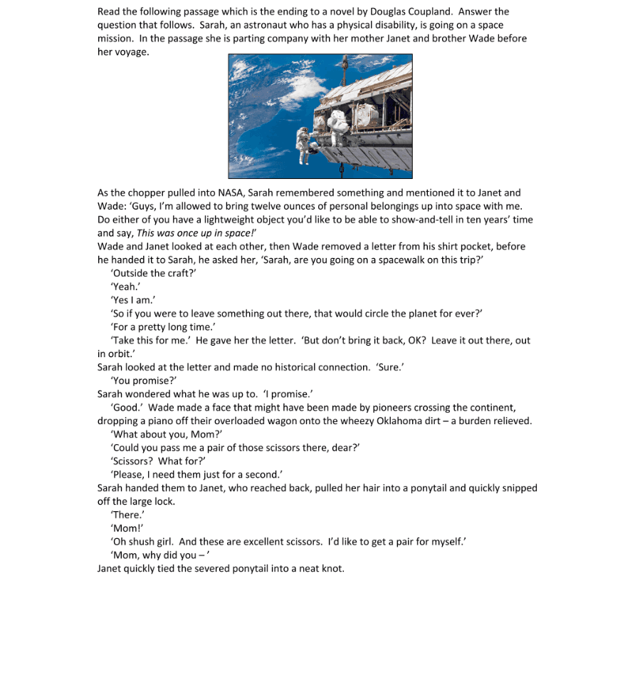 Question 2022 - 9 Part 1