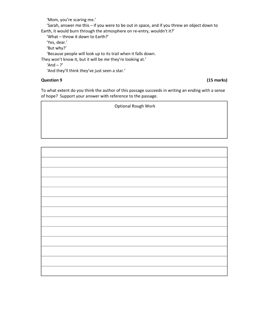 Question 2022 - 9 Part 2