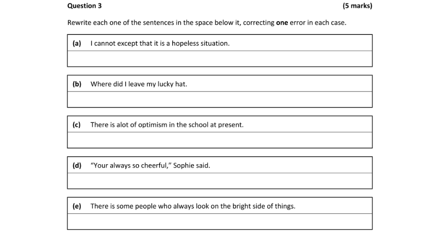 Question 2022 - 3 Part 1