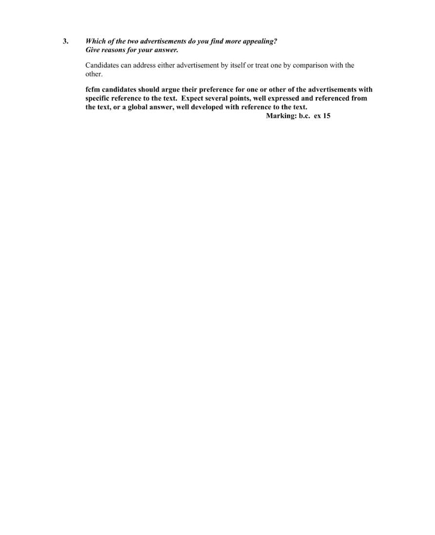 Marking Scheme Part 2