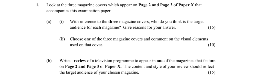 Question 2014 - 1 Part 1