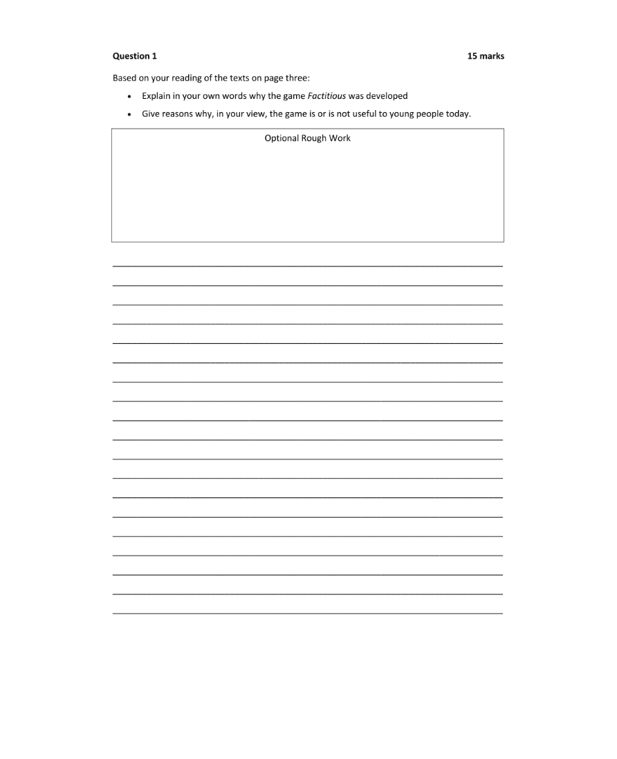 Question 2018 - 1 Part 2